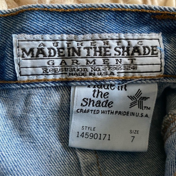 Vtg Denim Long Skirt with Slit - Picture 3 of 4